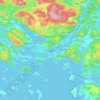 Mandal topographic map, elevation, terrain