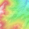 Les Fingères d'en Haut topographic map, elevation, terrain