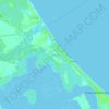 Tambak topographic map, elevation, terrain