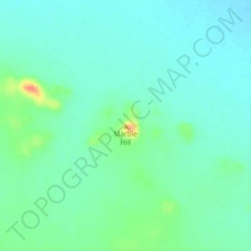 Marble Hill topographic map, elevation, terrain