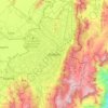 Bogota topographic map, elevation, terrain