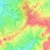 Asse-Ter-Heide topographic map, elevation, terrain