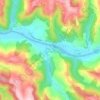 Villeneuve-sur-Tarn topographic map, elevation, terrain