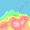 Ballintoy topographic map, elevation, terrain