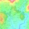 Andeán topographic map, elevation, terrain
