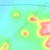 Three Sisters topographic map, elevation, terrain