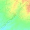 Kevadia topographic map, elevation, terrain