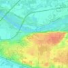 Le Bourg topographic map, elevation, terrain