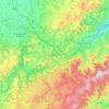 Saint-Étienne topographic map, elevation, terrain