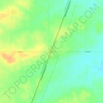 Lorenzo topographic map, elevation, terrain