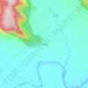 Nanoli topographic map, elevation, terrain