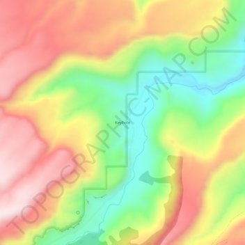 Keyhole topographic map, elevation, terrain