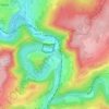 Petit Coo topographic map, elevation, terrain