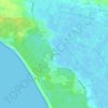 La Motte Martin topographic map, elevation, terrain