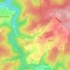 Séchery topographic map, elevation, terrain