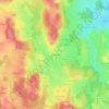 La Cabane topographic map, elevation, terrain
