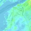 Gun-ob topographic map, elevation, terrain