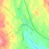 Cullybackey topographic map, elevation, terrain