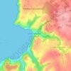 Lan Gily topographic map, elevation, terrain