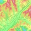 Cerovlje topographic map, elevation, terrain