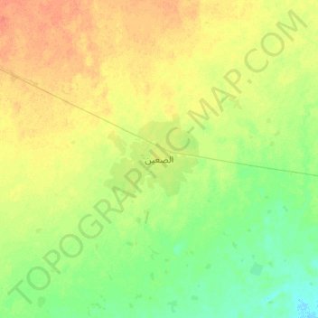 Ad Da'ein topographic map, elevation, terrain
