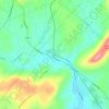 Palm topographic map, elevation, terrain