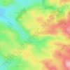 Les Clauzels topographic map, elevation, terrain