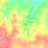 Vredefort topographic map, elevation, terrain