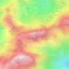 Le Grand Morétan topographic map, elevation, terrain