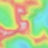 Carrauntoohil topographic map, elevation, terrain