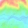 Krajkë topographic map, elevation, terrain