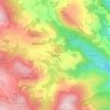 Water topographic map, elevation, terrain