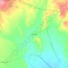Los Soleres topographic map, elevation, terrain