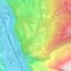 Les Carroz topographic map, elevation, terrain