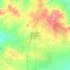 Ben Guerir topographic map, elevation, terrain