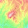 Hossana topographic map, elevation, terrain