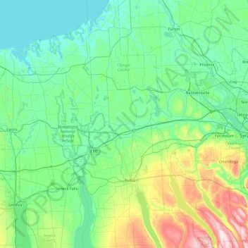 Frost Island topographic map, elevation, terrain