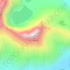 Mount Wilbur topographic map, elevation, terrain