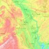 Qianxinan topographic map, elevation, terrain