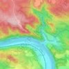 Biene topographic map, elevation, terrain