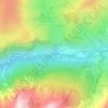 Les Fréaux topographic map, elevation, terrain