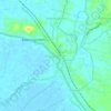 Kawunganten topographic map, elevation, terrain