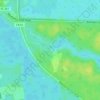 Wakulla Spring topographic map, elevation, terrain