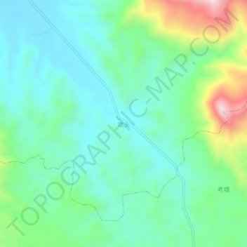 Kantou topographic map, elevation, terrain