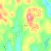 Cascade topographic map, elevation, terrain