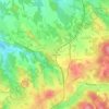 Roquemeyrine topographic map, elevation, terrain