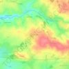 Le Plessis l'Amiral topographic map, elevation, terrain