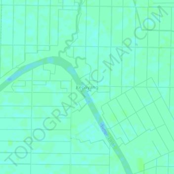 Kepayang topographic map, elevation, terrain
