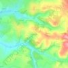 Saint-Geniez topographic map, elevation, terrain