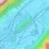 Monticolo topographic map, elevation, terrain